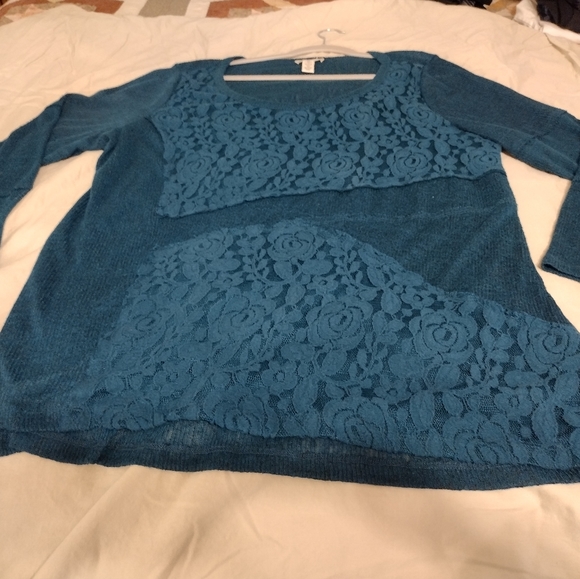 Sweater with lace - Picture 2 of 4